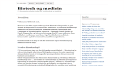 Desktop Screenshot of biotechmed.dk