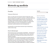 Tablet Screenshot of biotechmed.dk